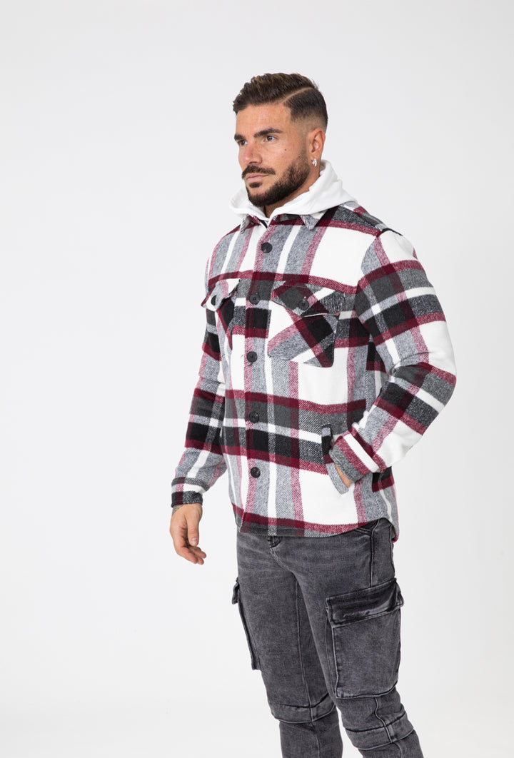 Flannelartiges Holzfäller Hemd