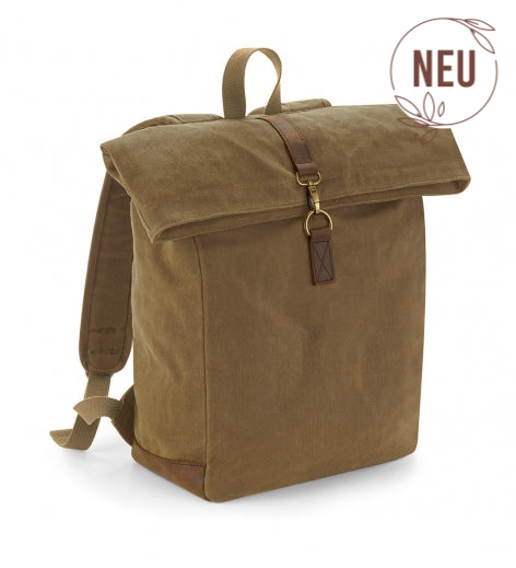 Rucksack Waxed Canvas Backpack bestellen I Urlaub, Reise Alltag
