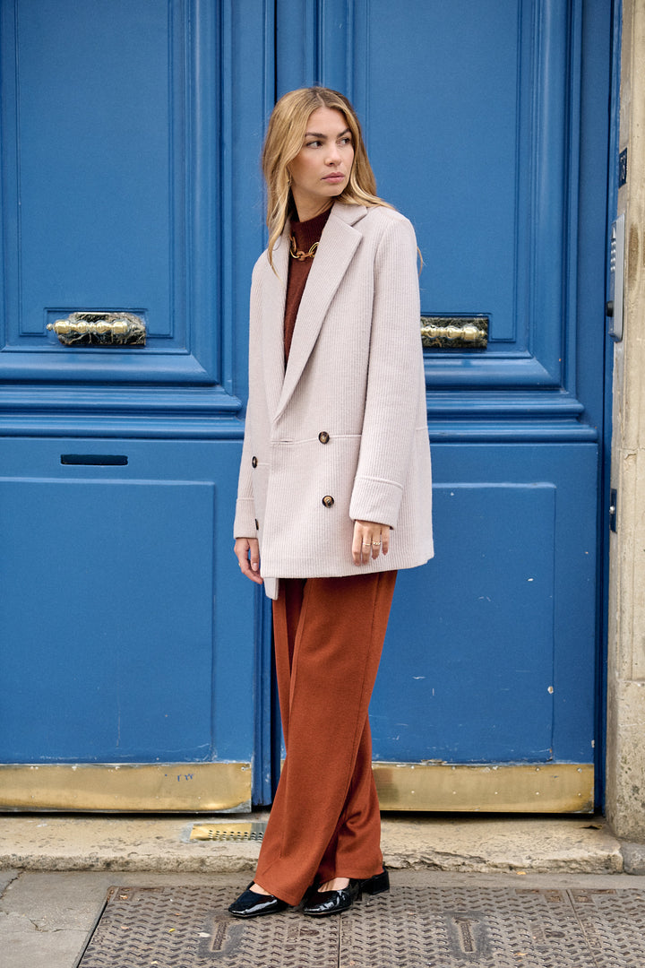 Mantel mit Reverskragen