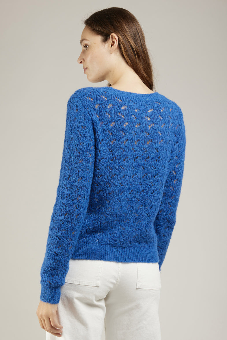 PRICILLA - Mohairpullover - blau