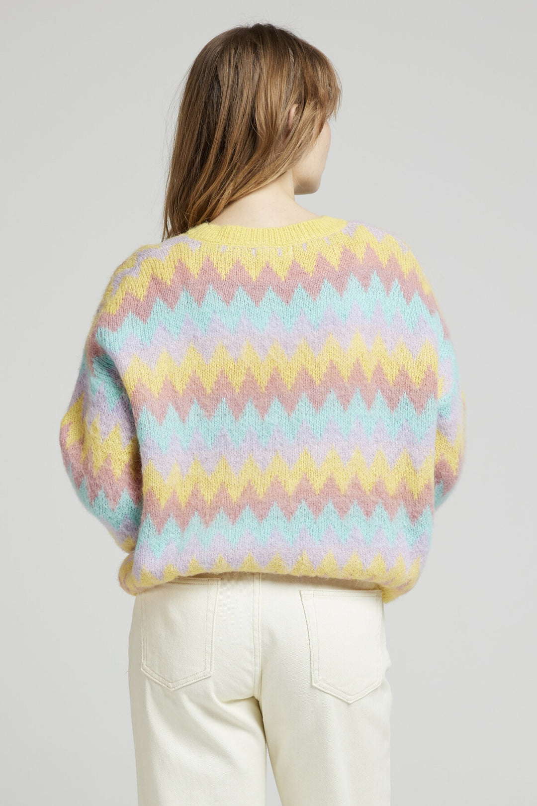 VESPERIA - Bunter Mohairpullover