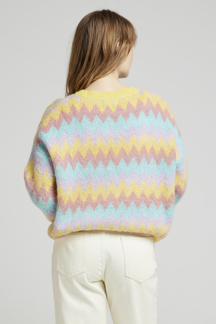 VESPERIA - Bunter Mohairpullover
