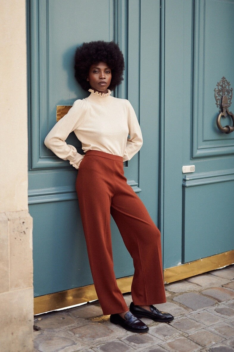 Pullover mit Stehkragen