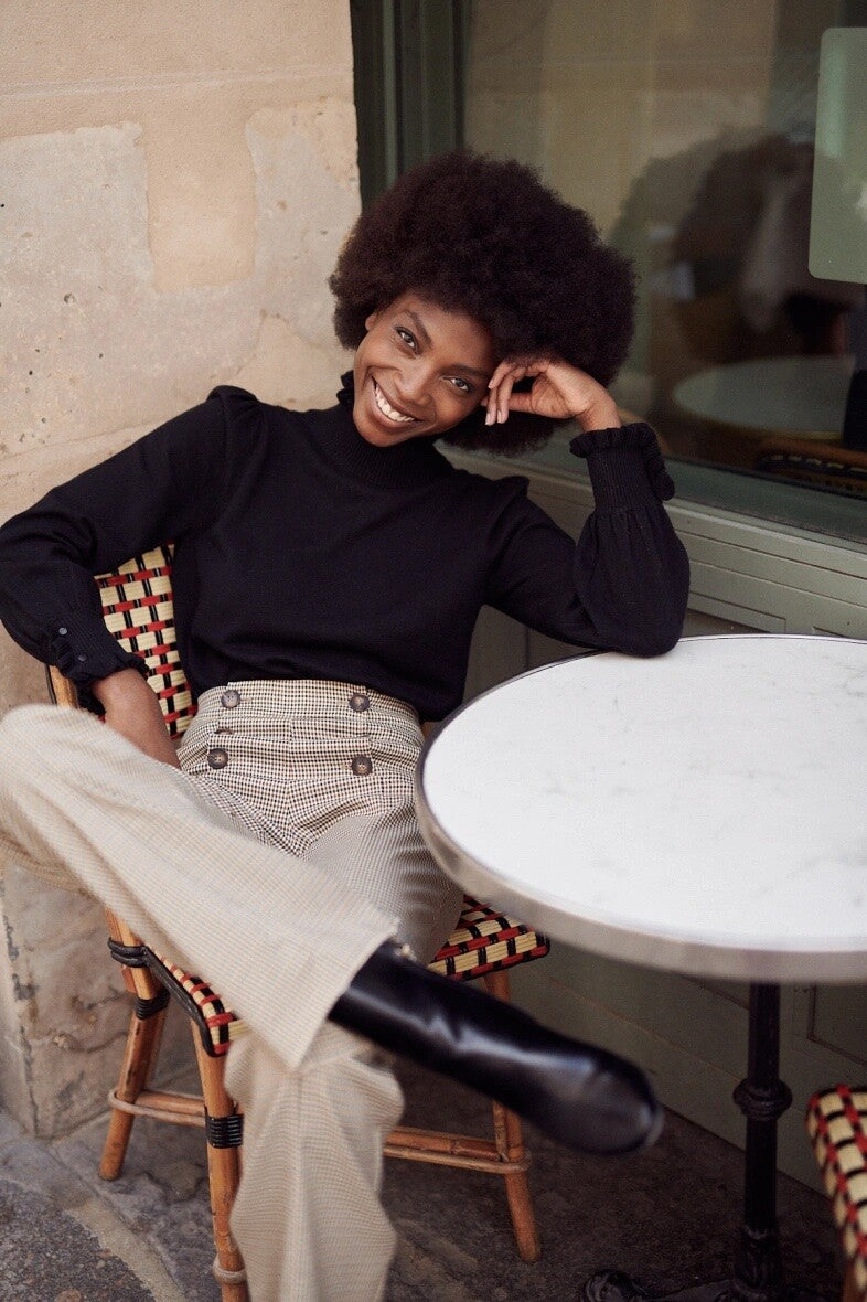 Pullover mit Stehkragen