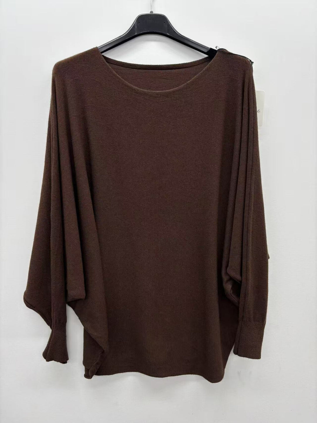 Oversized Pullover mit Fledermausärmeln