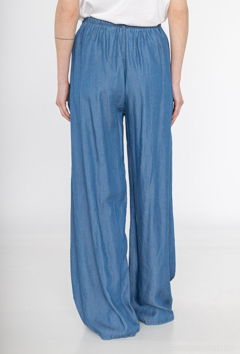Wide Leg Hose aus TENCEL™ Lyocell