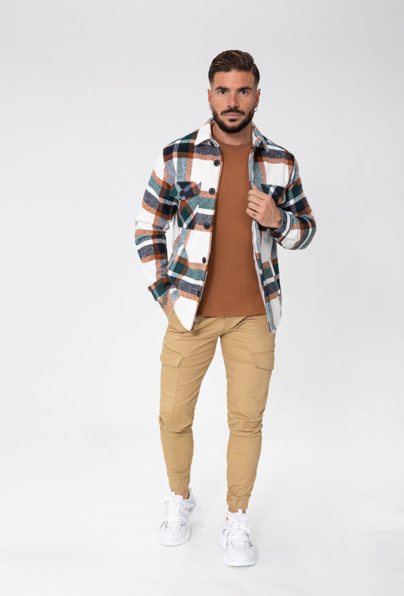 Flannelartiges Holzfäller Hemd