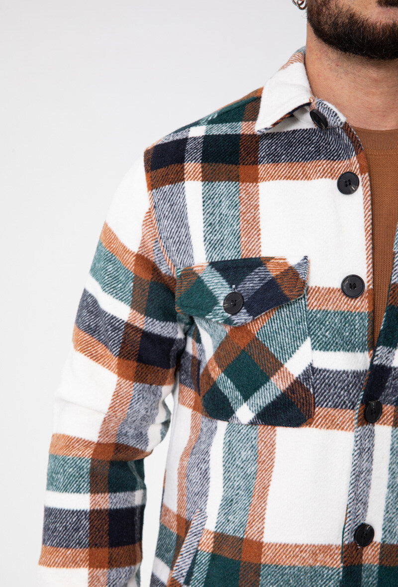 Flannelartiges Holzfäller Hemd