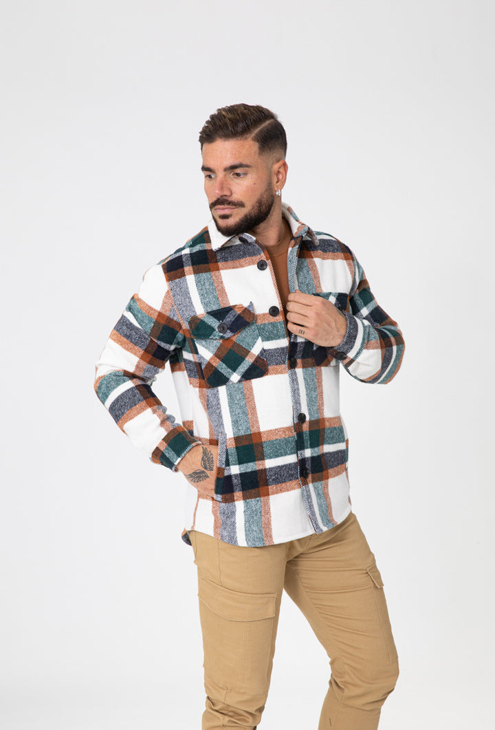 Flannelartiges Holzfäller Hemd
