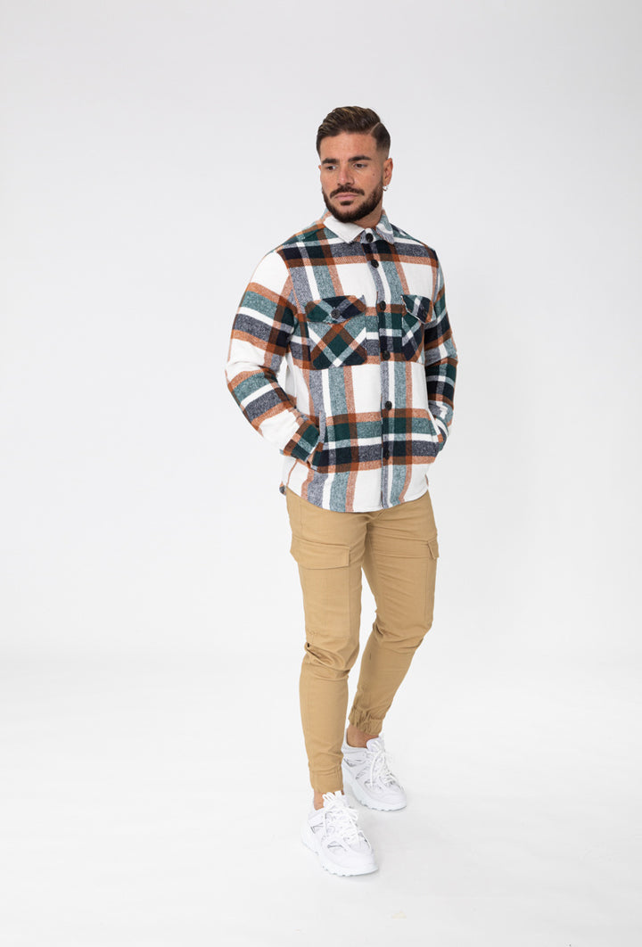 Flannelartiges Holzfäller Hemd
