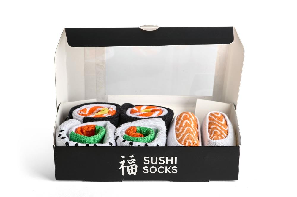 Socken SUSHI mit Geschenkverpackung (1 Set=3 Paar)