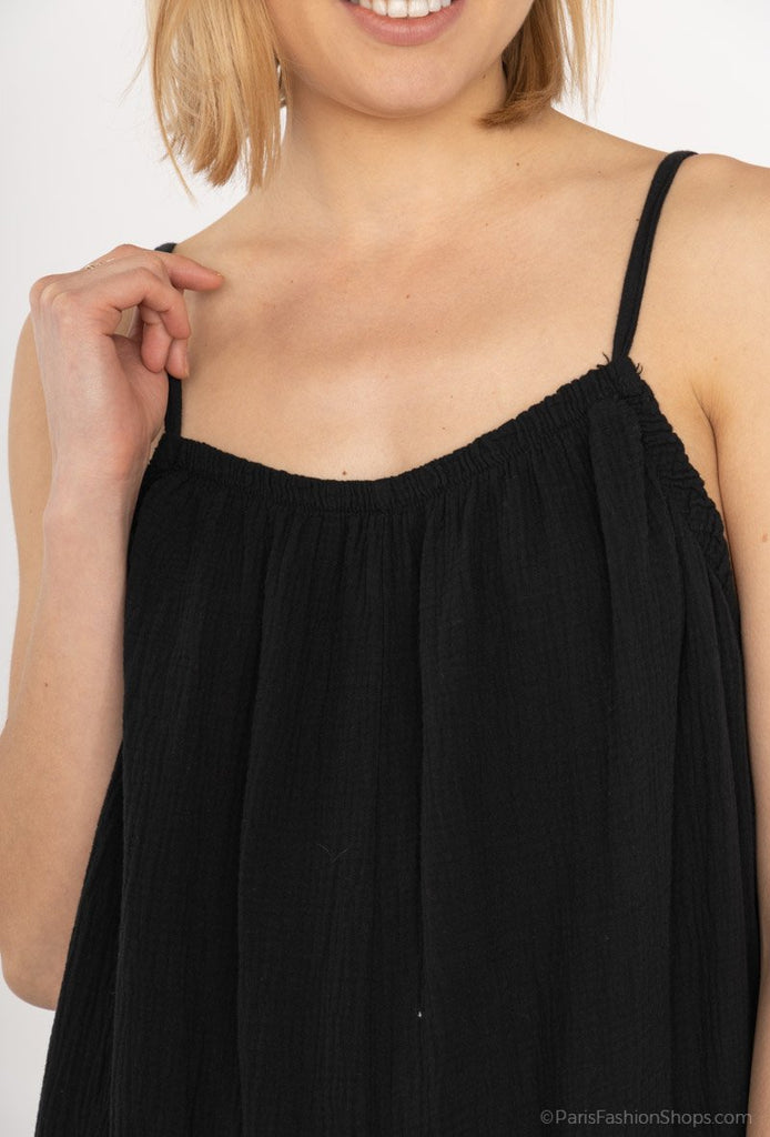 Jumpsuit mit Trägern aus Baumwolle I Hochzeit Outfits günstig kaufen