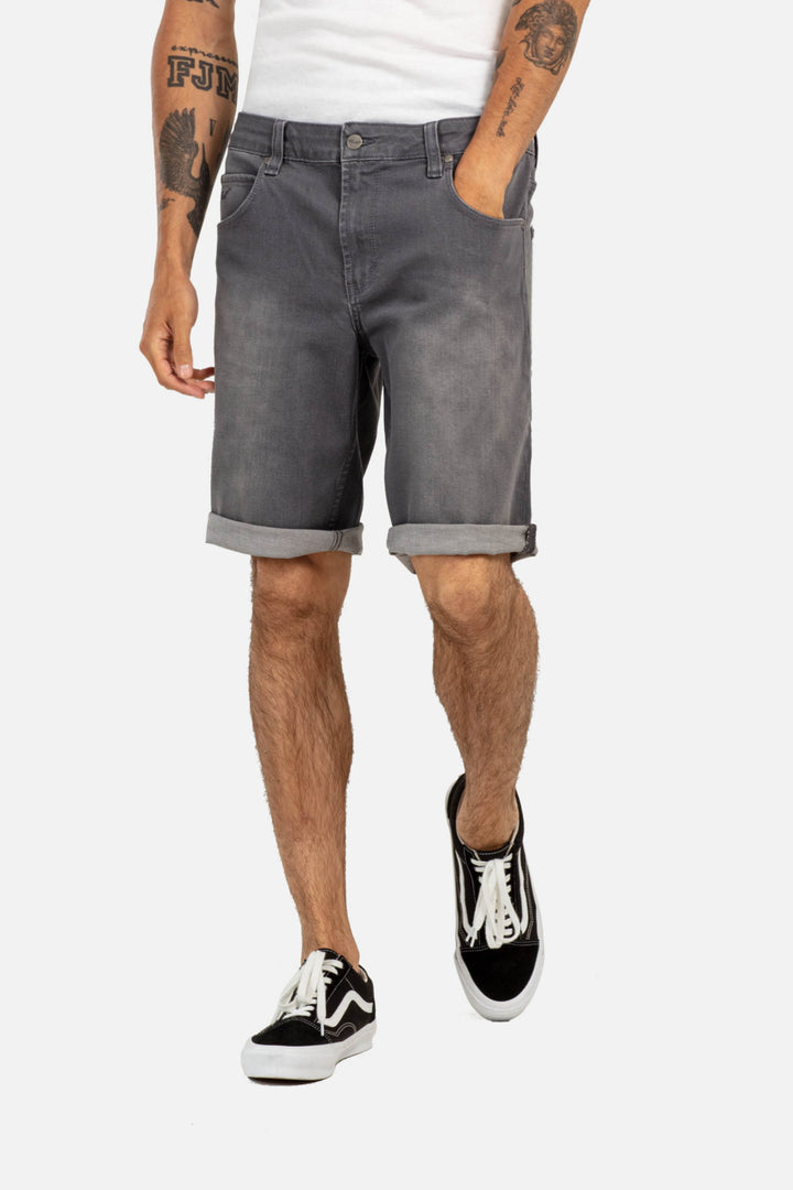 Rafter Jeans Shorts, Grey Denim