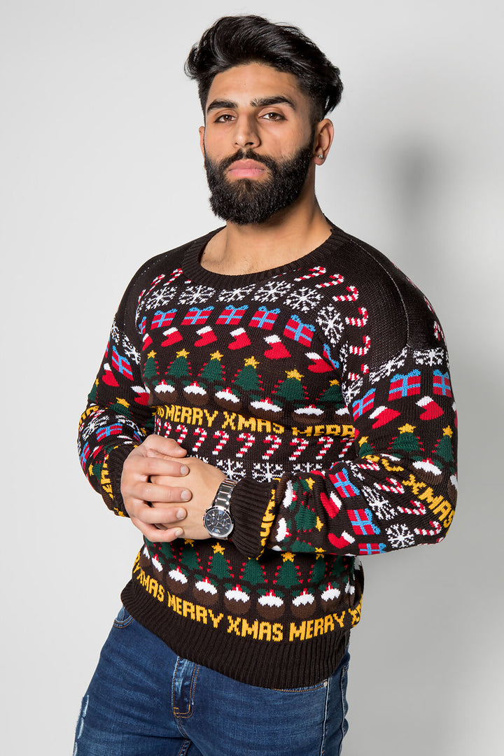 Weihnachtspullover BLACK CHRISTMAS