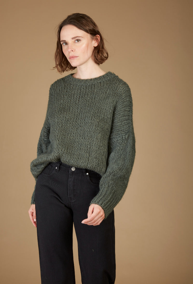 PALAZZO – Oversize-Strickpullover mit Mohair