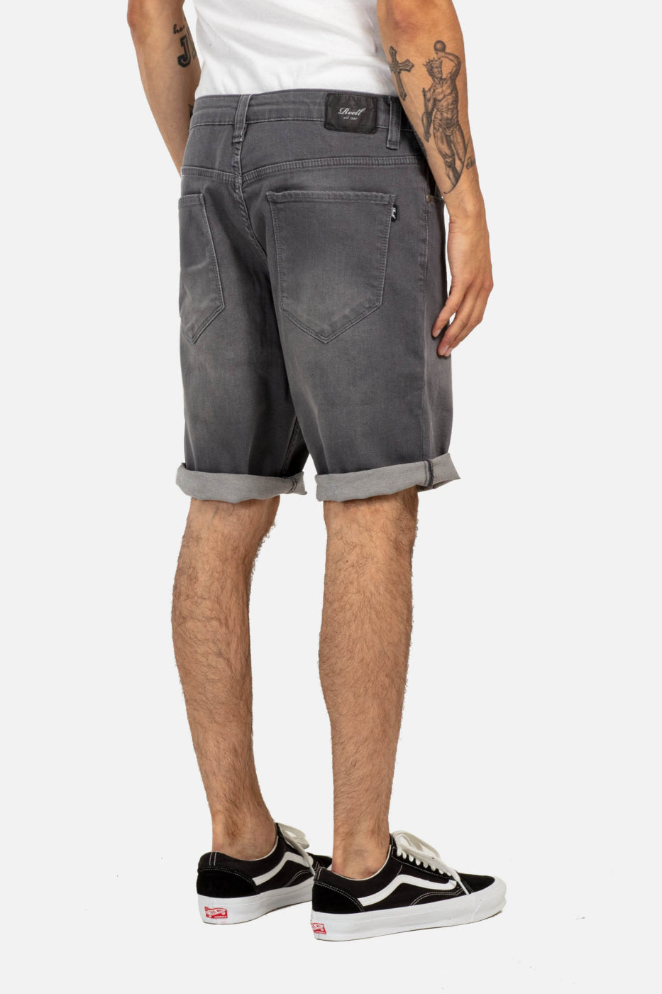 Rafter Jeans Shorts, Grey Denim