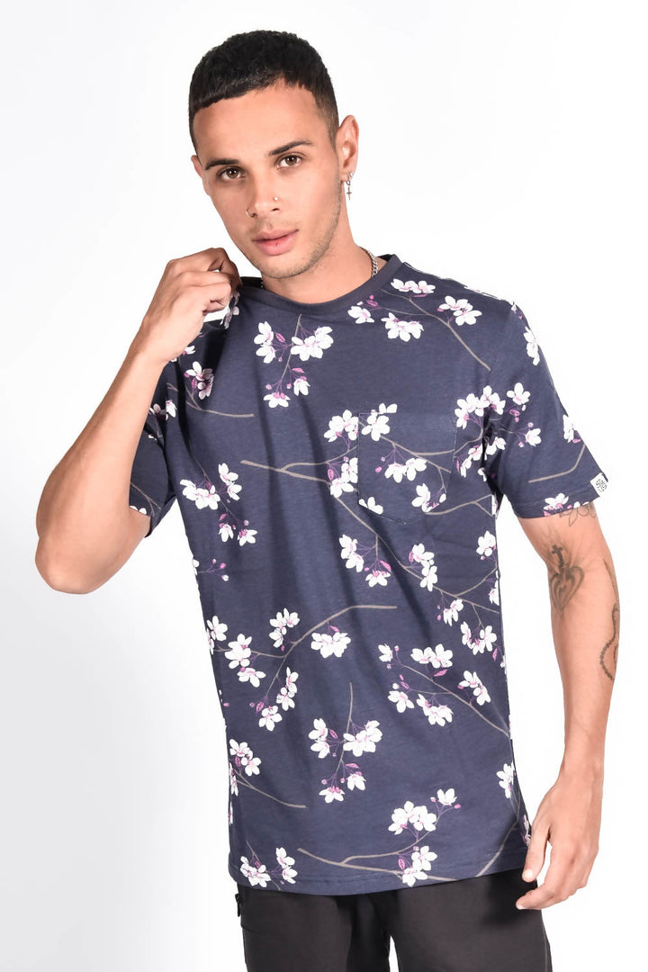Pocket-Shirt mit Floraldruck