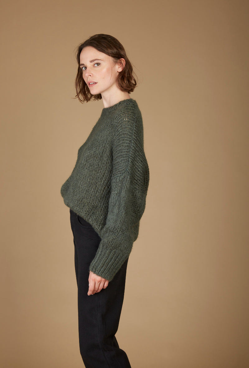 PALAZZO – Oversize-Strickpullover mit Mohair