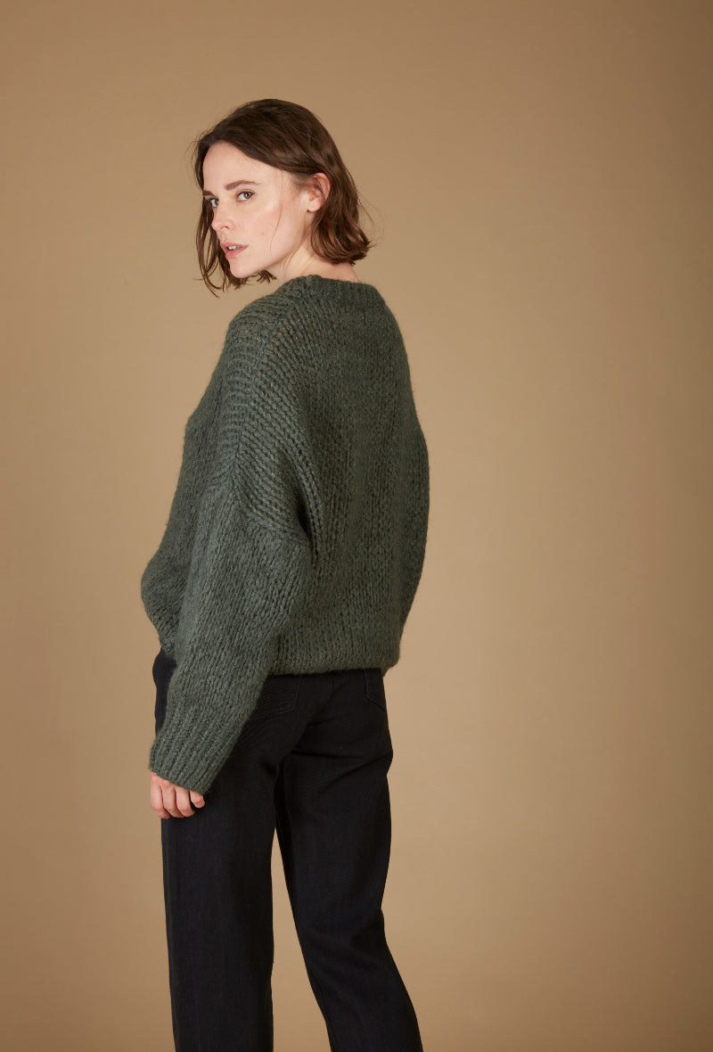 PALAZZO – Oversize-Strickpullover mit Mohair