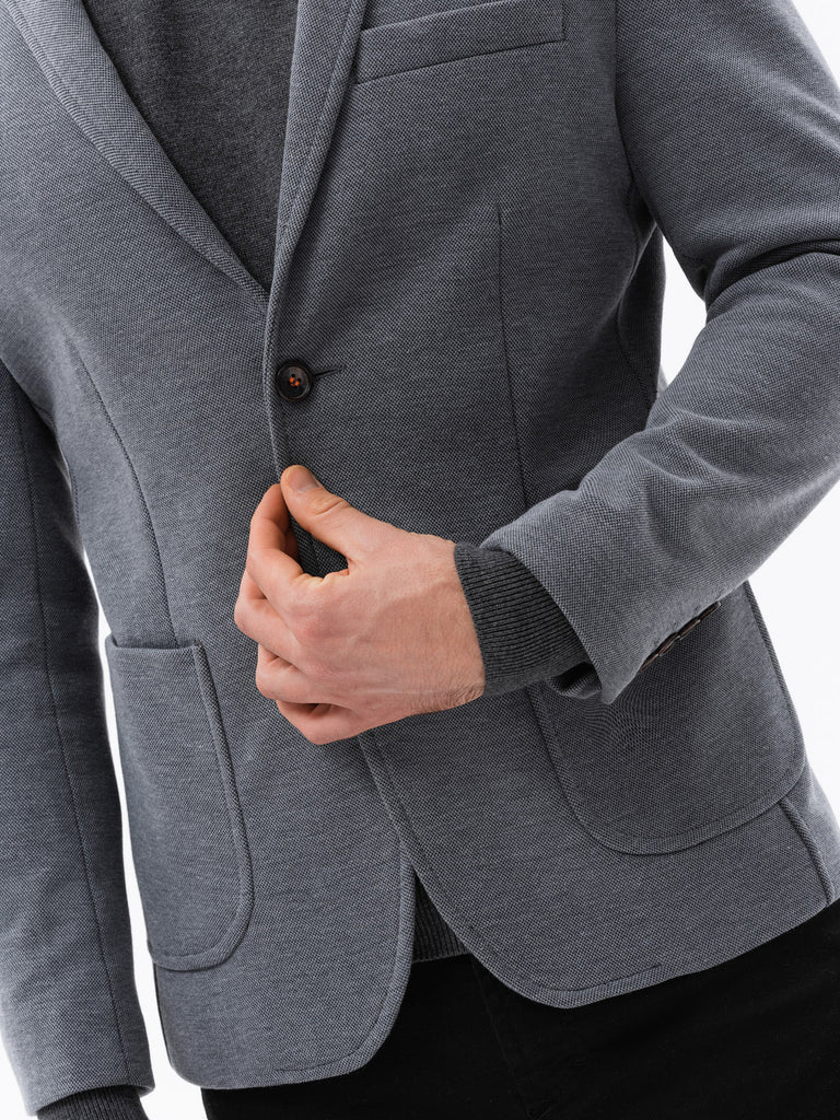 Eleganter Blazer für Herren in grau bestellen I Stylish und Elegant