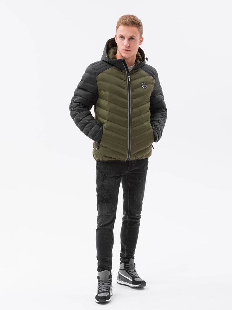 Steppjacke mit Kapuze für Herren