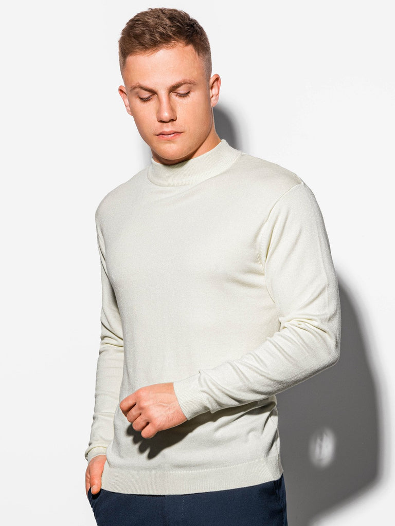 Rollkragenpullover für Herren in ecru und navy blau online kaufen 