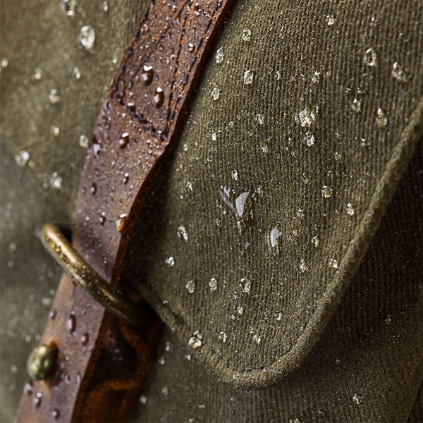 Umhängetasche, Heritage Waxed Canvas Messenger Bag
